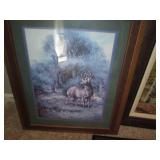 Lot of assorted frames prints inclu...