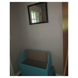 Wood entry Bench with storage, wall...