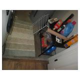 Wire rack style 2-tier shelf plus, ...