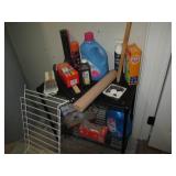Wire rack style 2-tier shelf plus, ...
