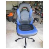Gaming style padded, rolling office...