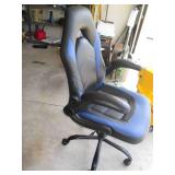 Gaming style padded, rolling office...