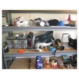 Content of shelf including misc har...
