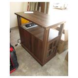 End table with drawers and electric...
