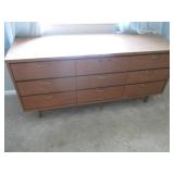 Vintage hardwood ladies 9-drawer dr...