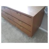 Vintage hardwood ladies 9-drawer dr...