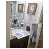Content of bathroom to include wall...
