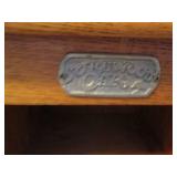Surewood Oak nightstand with open d...