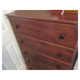 Darker Tone 5-drawer highboy dresse...