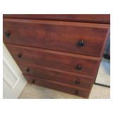 Darker Tone 5-drawer highboy dresse...