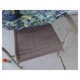 Metal framed patio chair with color...