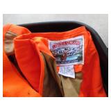 Non-covered tote containing a blaze...