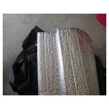 Non-covered tote containing a blaze...