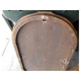 Vintage Hardwood Oblong end table w...