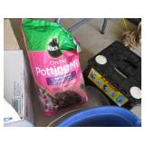 Glass Canning jars, potting soil, f...