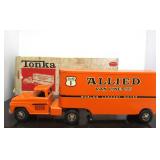 Fantastic Condition Old Vintage TONKA Collection w/Original Box #1 - No. 739 Allied Van - Orange