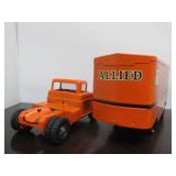Fantastic Condition Old Vintage TONKA Collection w/Original Box #1 - No. 739 Allied Van - Orange