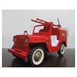 Fantastic Condition Old Vintage TONKA Collection w/Original Box #5 - No. 425 Jeep Pumper - Red