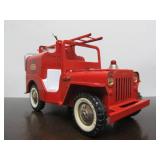 Fantastic Condition Old Vintage TONKA Collection w/Original Box #5 - No. 425 Jeep Pumper - Red