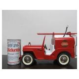 Fantastic Condition Old Vintage TONKA Collection w/Original Box #5 - No. 425 Jeep Pumper - Red