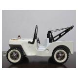 Fantastic Condition Old Vintage TONKA Collection w/Original Box #6 - No. 375 Jeep Wrecker - White