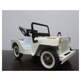 Fantastic Condition Old Vintage TONKA Collection w/Original Box #6 - No. 375 Jeep Wrecker - White
