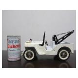 Fantastic Condition Old Vintage TONKA Collection w/Original Box #6 - No. 375 Jeep Wrecker - White