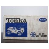 Fantastic Condition Old Vintage TONKA Collection w/Original Box #6 - No. 375 Jeep Wrecker - White