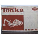 Fantastic Condition Old Vintage TONKA Collection w/Original Box #9 - No. 422 Back Hoe - Yellow