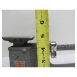 2 Excellent Smaller Size Industrial Vintage TRINER Air Mail Scales