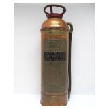 Very Nice Old Vintage Copper BUFFALO Fire Extinguisher