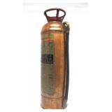 Very Nice Old Vintage Copper BUFFALO Fire Extinguisher
