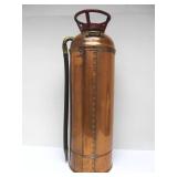 Very Nice Old Vintage Copper BUFFALO Fire Extinguisher
