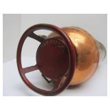 Very Nice Old Vintage Copper BUFFALO Fire Extinguisher