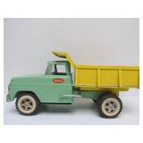 Fantastic Condition Old Vintage TONKA Collection w/Original Box #11 - No. 406 Dump Truck - Green & Yellow