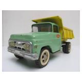 Fantastic Condition Old Vintage TONKA Collection w/Original Box #11 - No. 406 Dump Truck - Green & Yellow