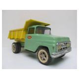 Fantastic Condition Old Vintage TONKA Collection w/Original Box #11 - No. 406 Dump Truck - Green & Yellow