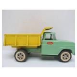 Fantastic Condition Old Vintage TONKA Collection w/Original Box #11 - No. 406 Dump Truck - Green & Yellow