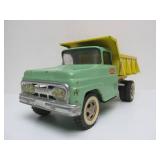 Fantastic Condition Old Vintage TONKA Collection w/Original Box #11 - No. 406 Dump Truck - Green & Yellow