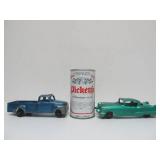 Nice Vintage Pressed Steel STRUCTO Auto Transport Truck w/3 Cars