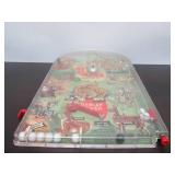 Neat Old Tabletop Pinball Game - The BIG GAME Bagatelle