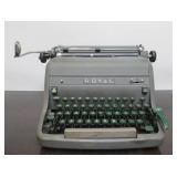 Vintage ROYAL Typewriter w/Green Keys