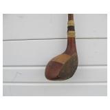 Set of 5 Antique Hickory Shaft Golf Clubs w/Bag