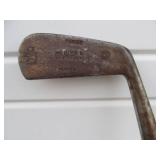 Set of 5 Antique Hickory Shaft Golf Clubs w/Bag