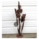 Very Cool LARGE Outdoor Metal Flower Sculpture