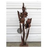 Very Cool LARGE Outdoor Metal Flower Sculpture
