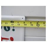 LARGE Vintage Style Embossed Metal MOUNTAIN DEW Advertising Soda Sign