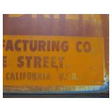 Large Vintage Heavy Steel Industrial/Farm Advertising Sign - Shanzer Grain Drier