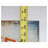 Large Vintage Heavy Steel Industrial/Farm Advertising Sign - Shanzer Grain Drier