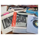 LARGE Lot of Vinyl 45 Records w/Sleeves